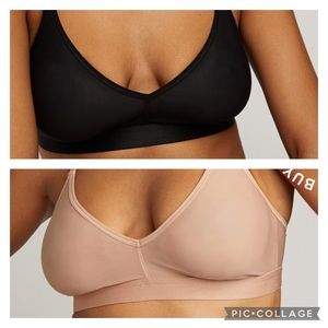 NWOT Bundle of 2 Negative silky non-wire bras